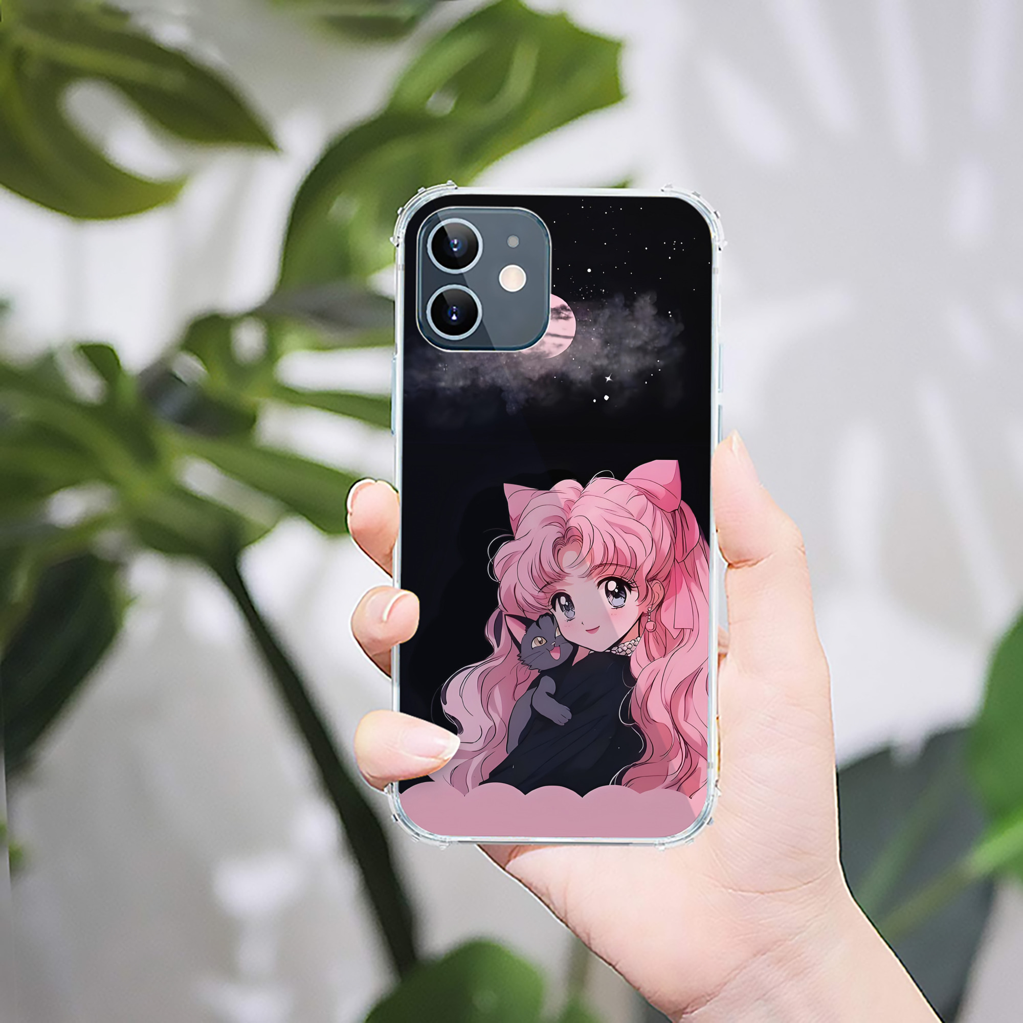 （画像用） 美少女戦士セーラームーン Sailor Moon 【iPhone 12シリーズ対応】透明スマホケース（クリアソフトケース）